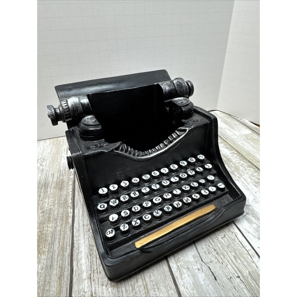Decorative Typewriter Retro Pencil Holder‎ Desk Office Decor Remote Holder Gift